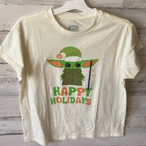 Women’s Star Wars Grogu Shirt Size L NEW